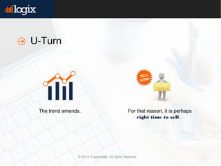 © 2014. Logixtrader. All rights reserved.
The trend amends. For that reason, it is perhaps
right time to sell.
U-Turn
 
