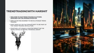 The best trend trading following trading system | PDF