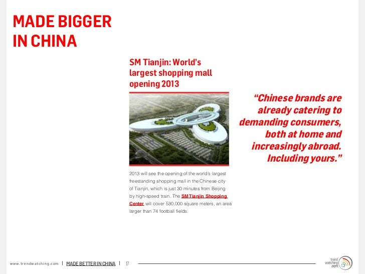 MADE BIGGER IN CHINA                                                                   SM Tianjin: World’s                ...