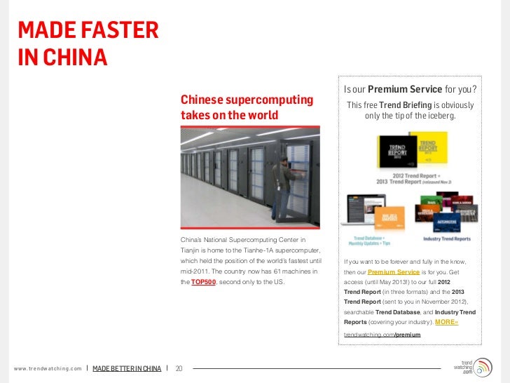 MADE FASTER IN CHINA                                                                                                      ...