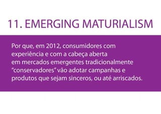 Trend watching - 2012