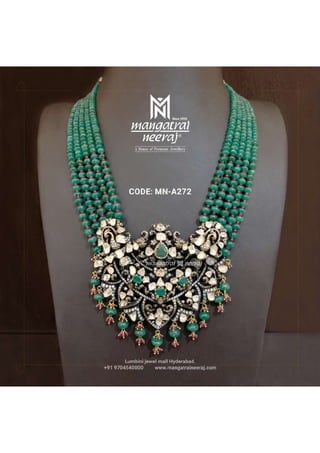 Trendy Beads Haram with royal finishing pendant