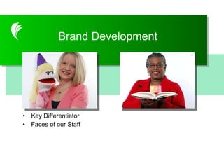 Customer Intercept Survey Key Differentiator Faces of our Staff Brand Development 