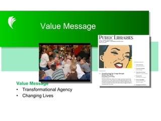 Customer Intercept Survey Value Message Transformational Agency Changing Lives Value Message 