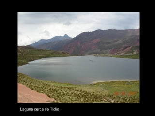 Laguna cerca de Ticlio 