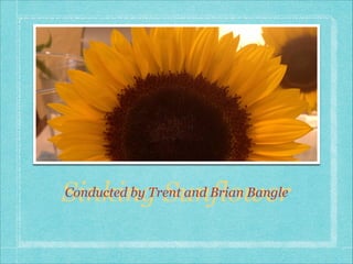 Sinking Sunflower
Conducted by Trent and Brian Bangle
 
