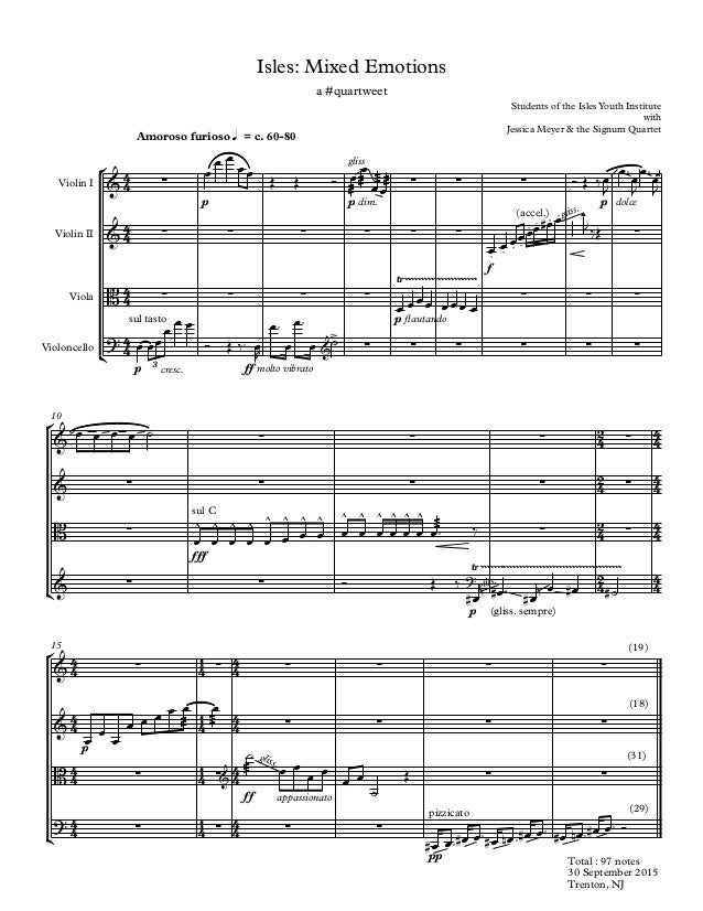 "Isles Mixed Emotions" quartweet