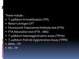 Tppa Rabies Treponema pallidum tutorial | PPTX