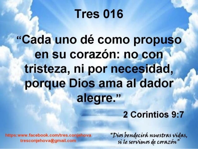 2 Corintios 97 Tres Con Jehová