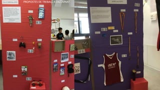 PROPOSTES DE TREBALL A L’ALUMNAT
 