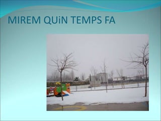MIREM QUiN TEMPS FA
 