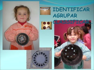 IDENTIFICAR
AGRUPAR
CLASSIFICAR…
 