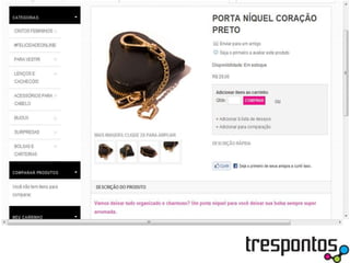 Mostre ao usuário onde ele está: definir a localização que a pessoa está na página oferece um senso de localização. Uma das melhores formas de fazer isso é usando BreadCrumbNavigation.