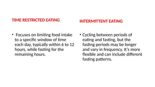TIME RESTRICTED EATING : GATEWAY TO SUSTAINABLE WEIGHT LOSS AND HEALTH.pptx