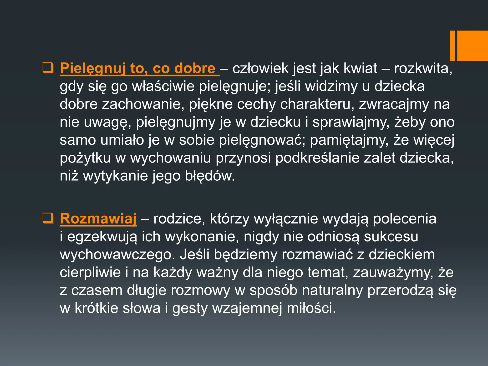 Treść tematyczna _ Przepis na wychowanie - Wprowadzenie do pedagogiki