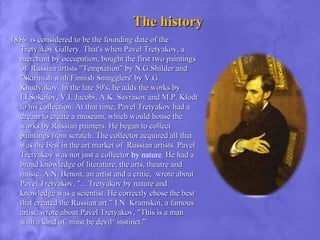 TThe historyhe history
18561856 is cis considered to be the founding date of theonsidered to be the founding date of the
T...