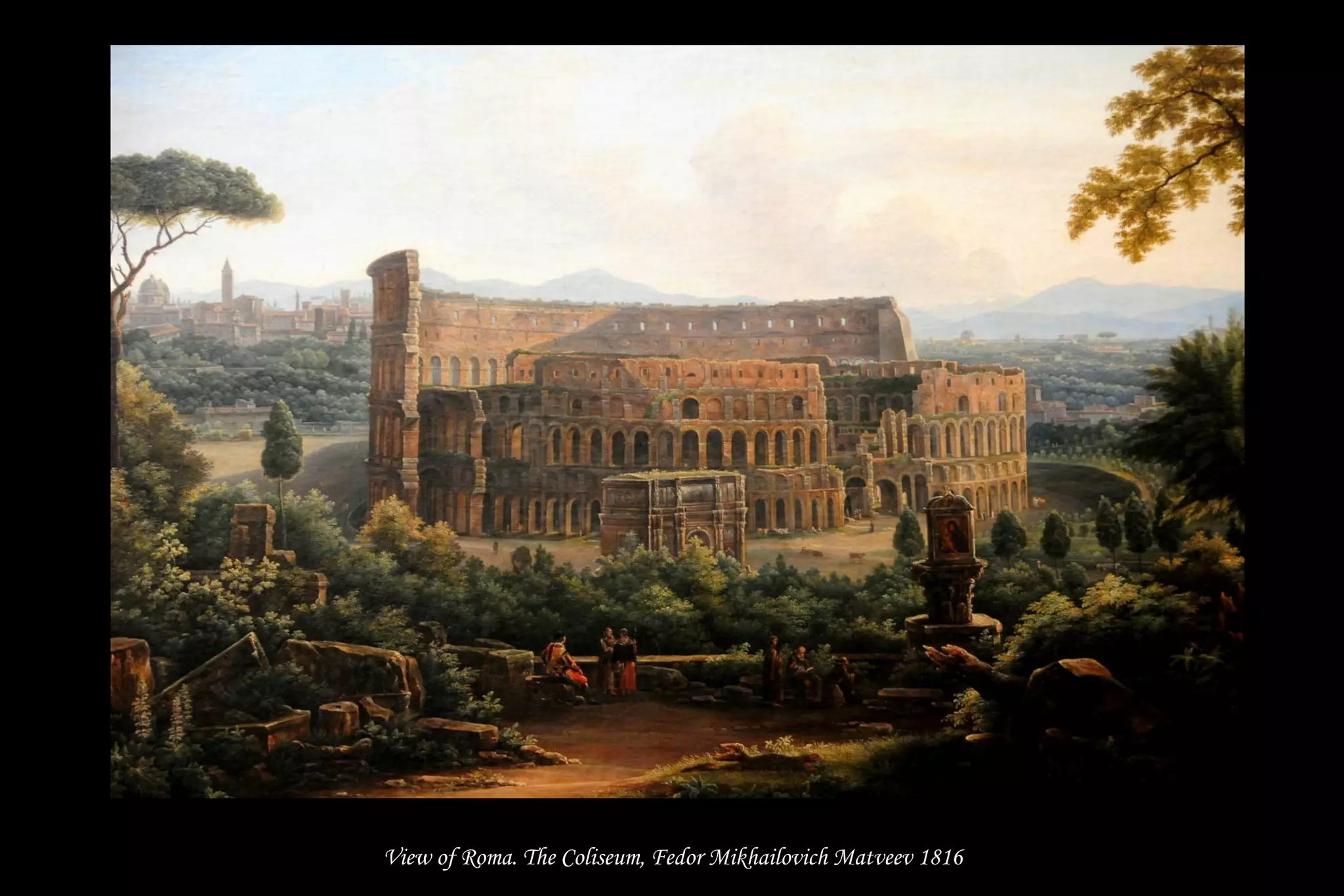 View of Roma. The Coliseum, Fedor Mikhailovich Matveev 1816
 