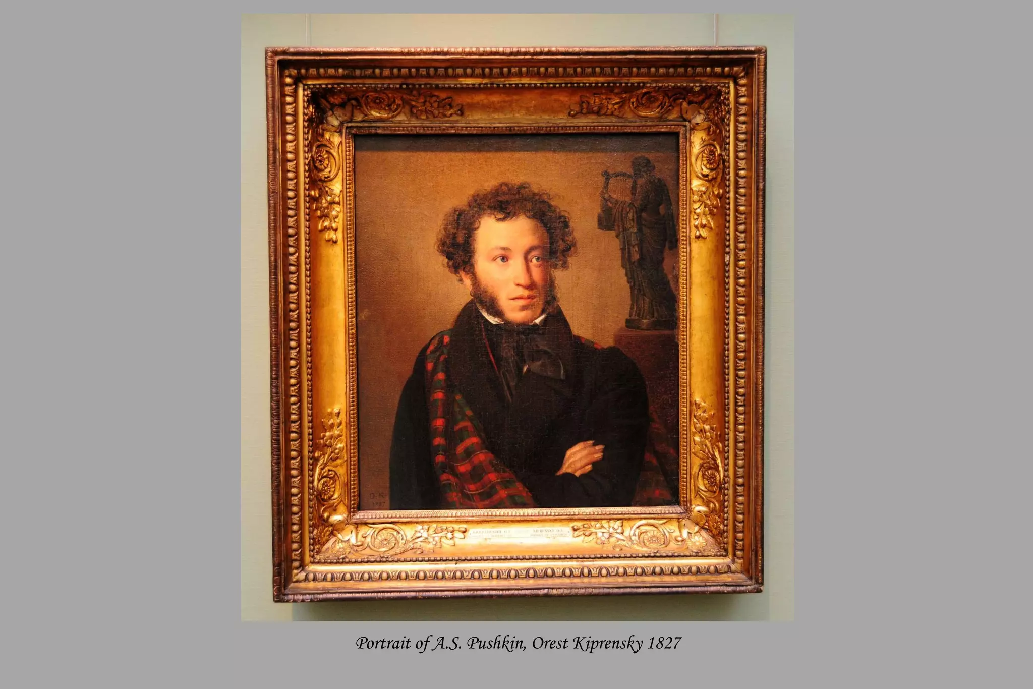Portrait of A.S. Pushkin, Orest Kiprensky 1827
 