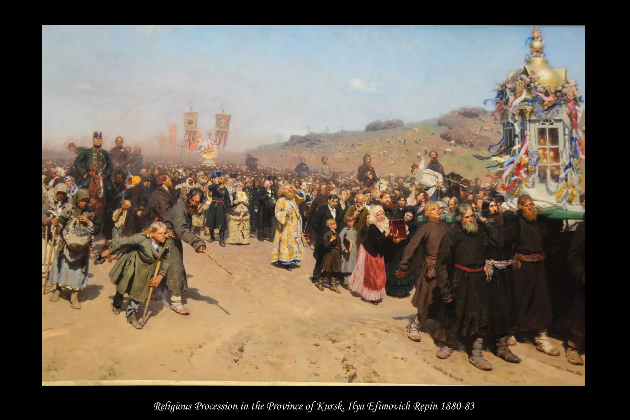 Religious Procession in the Province of Kursk. Ilya Efimovich Repin 1880-83
 