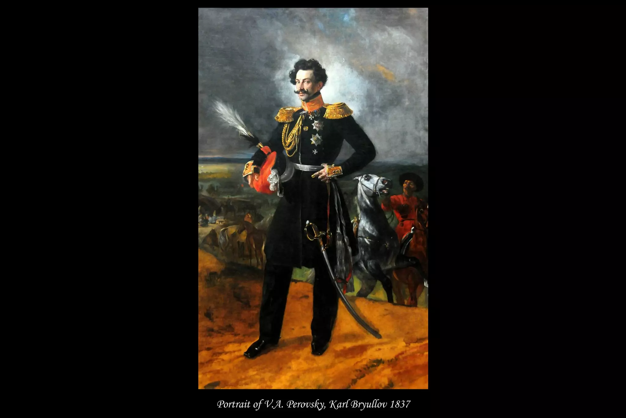 Portrait of V.A. Perovsky, Karl Bryullov 1837
 