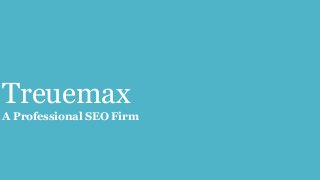 Treuemax
A Professional SEO Firm

 