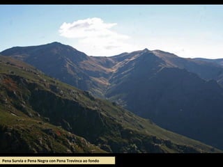 Pena Survia e Pena Negra con Pena Trevinca ao fondo
 