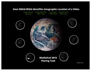 Mediaeval2012 - How INRIA/IRISA identifies Geographic Location of Videos