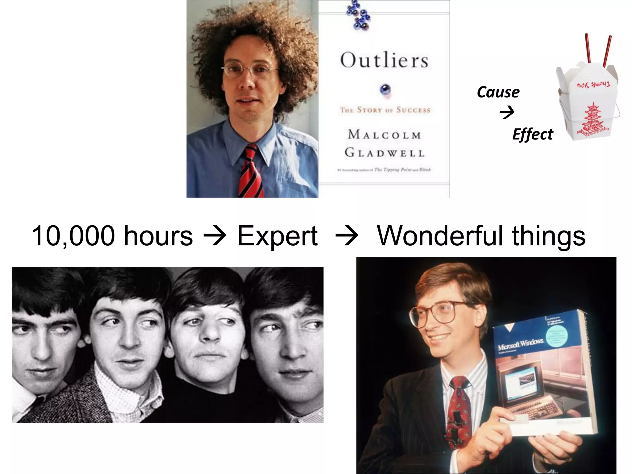 Cause
                                               
                                                    Effect




10,000 hours  Expert  Wonderful things




                             © BRM Fusion Limited 2013
 