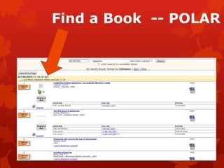 OhioLINK  --  Next Step if you can’t find what you want in the HML collection