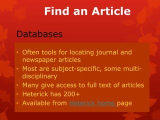 Find a Book  -- POLAR