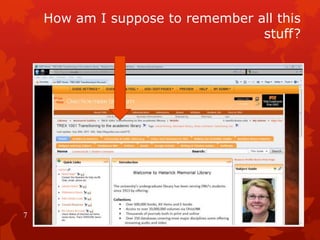 How am I suppose to remember all this stuff?7
