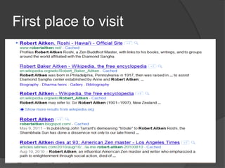 First place to visit