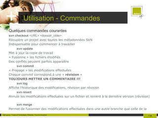 SVN est une évolution de CVS 