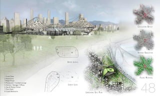 48
1. Front Desk
2. Restrooms
3 Retail Shops
4. Restaurant / Cocktail Lounge
5. Kitchen / Storage / Offices
6. Spa & Fitness Center
7. Pool Deck
8. Guest Bedrooms
1
2
2
3
4
5 6
7
8
8
8
7
Upper Levels
Lower Level
Circulation Offset
Voronoi Simulation
Figure Reversal
Langzhong Site Plan
 