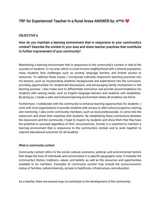 Creating Inclusive and Community-Responsive Learning Environments for ...