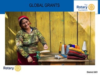 District 2451
GLOBAL GRANTS
 