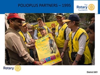 District 2451
POLIOPLUS PARTNERS – 1995
 
