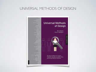 UNIVERSAL METHODS OF DESIGN
 