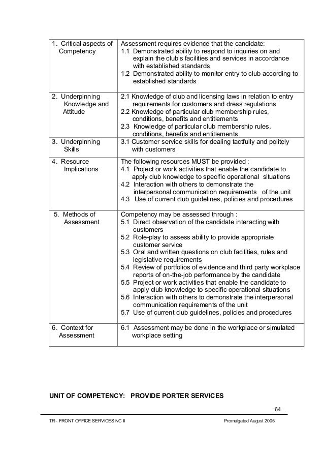 explain expectations own work role as expressed in relevant standards Performance management define performance standards for each duty definition, considerations | common standards definition, considerations while the list of major job duties tells the employee what is to be done, performance standards provide the employee with specific performance expectations for each major duty. explain expectations own work role as expressed in relevant standards Performance management define performance standards for each duty definition, considerations | common standards definition, considerations while the list of major job duties tells the employee what is to be done, performance standards provide the employee with specific performance expectations for each major duty.