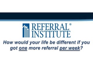 Tr garland   business networking expert - referral institute logo