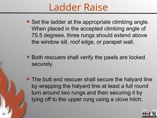 TR General-Rescue Rigging.pptx Firefighting | PPTX