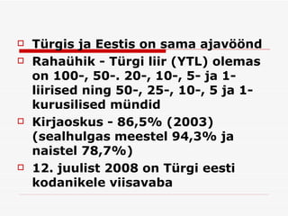 Türgi Riided Türgi üldandmed | PPT