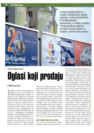 Marketing Alphabet: Outdoor & Indoor advertising, Trade journal, 2002 (Croatian language)