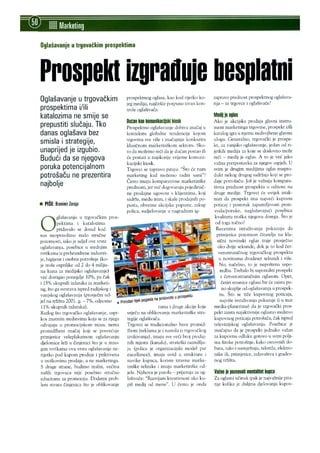 Leaflet advertising, Trade journal, 2002 (Croatian language)