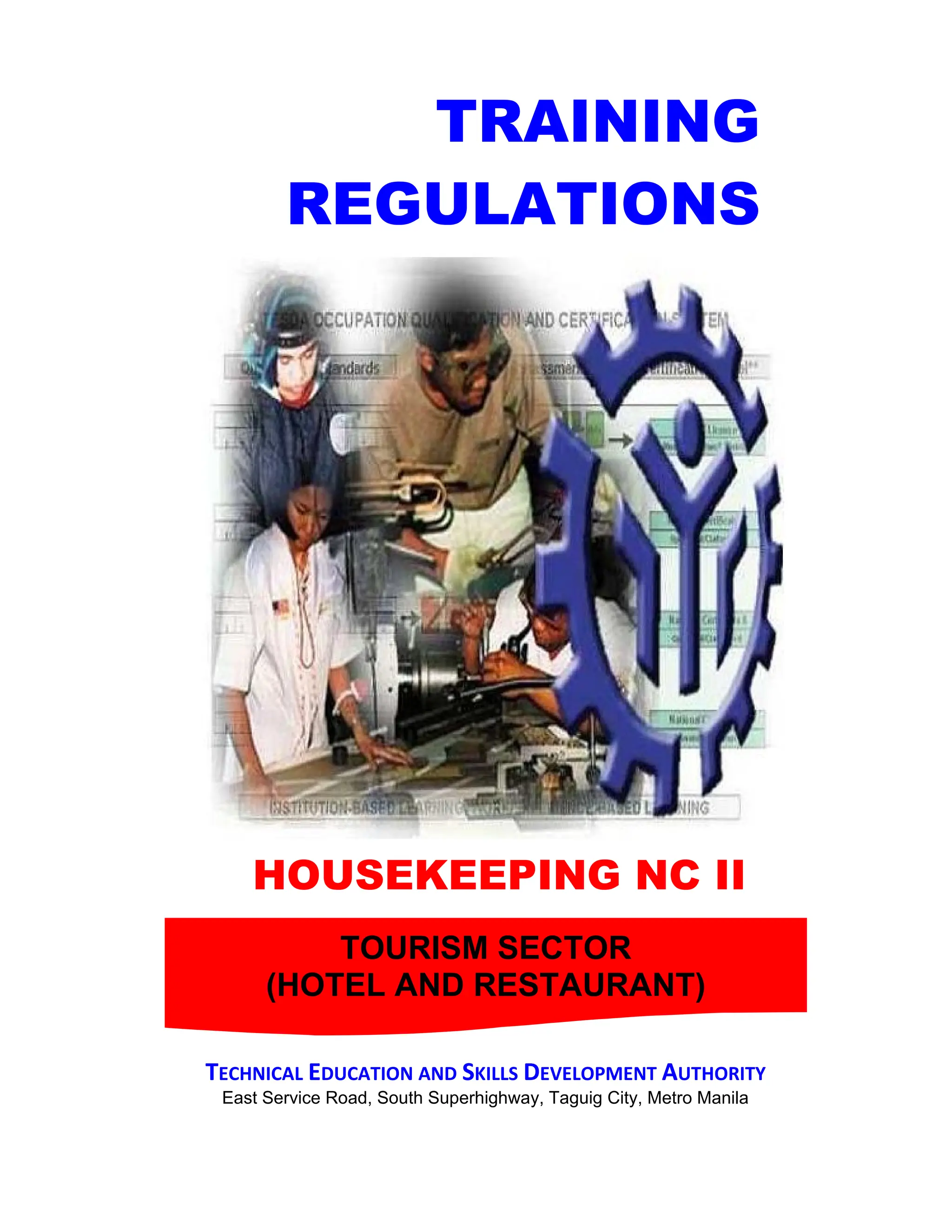 Training Regulation Housekeeping NC II TESDA PDF