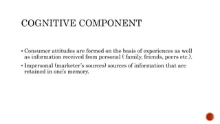 Tri component attitude model | PPT