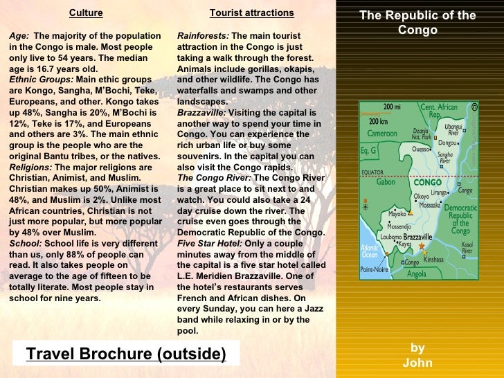 tri fold travel brochures using word