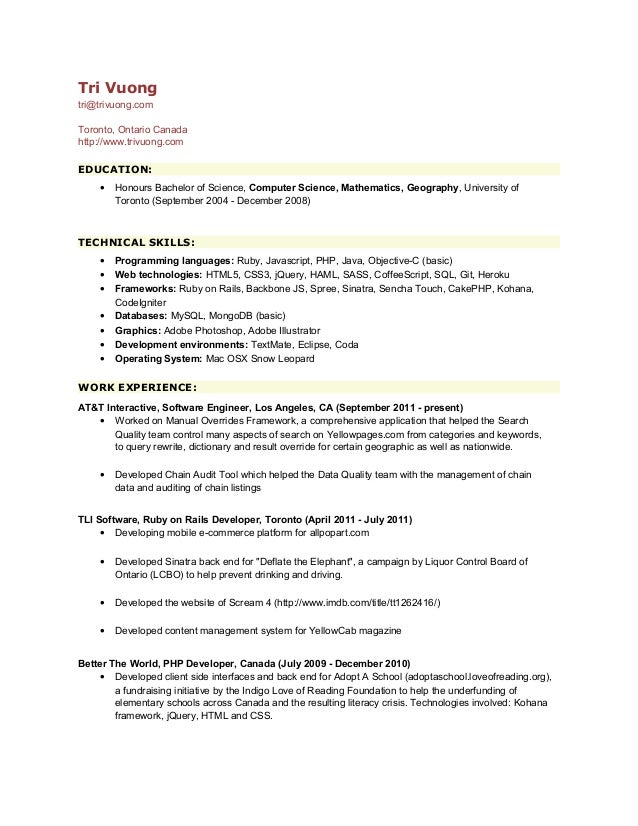 Lcbo Resume Sample Lcbo Resume Sample