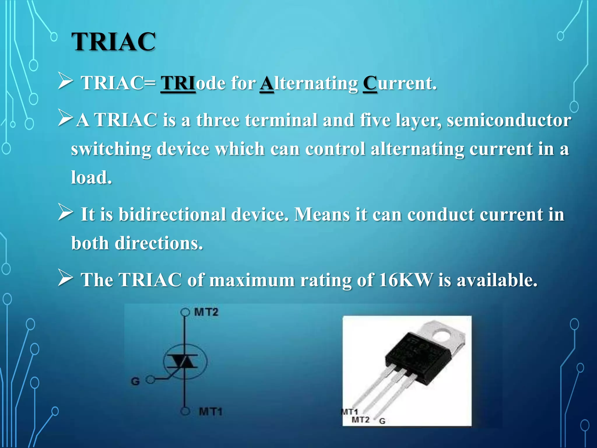 Triac And Diac PPT 