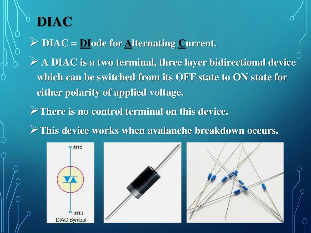Triac and Diac